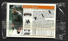 Barry Bonds [Sample] Baseball Cards 1994 Score Prices