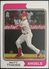 Matt Thaiss Baseball Cards 2023 Topps Heritage Prices