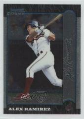 Alex Ramirez #169 Baseball Cards 1999 Bowman Chrome Prices