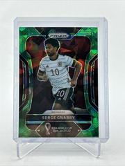 Serge Gnabry [Green Ice] Soccer Cards 2022 Panini Prizm World Cup Prices