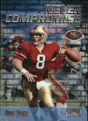 Steve Young #NC31 Football Cards 1999 Stadium Club Chrome Never Compromise Prices