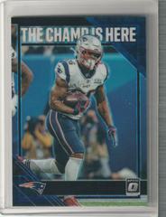 Sony Michel [Black Pandora] Football Cards 2019 Donruss Optic The Champ is Here Prices