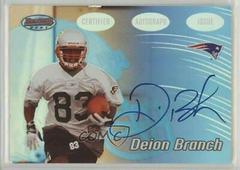 Deion Branch [Autograph] #130 Football Cards 2002 Bowman's Best Prices