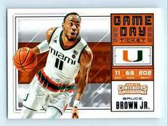 Bruce Brown #21 Basketball Cards 2018 Panini Contenders Draft Picks Game Day Ticket Prices