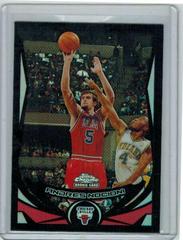 Andres Nocioni [Black Refractor] #217 Basketball Cards 2004 Topps Chrome Prices