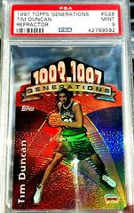 Tim Duncan [Refractor] Basketball Cards 1997 Topps Generations Prices