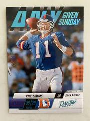 Phil Simms [Platinum] #4 Football Cards 2022 Panini Prestige Any Given Sunday Prices