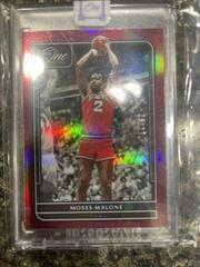 Moses Malone [Red] #168 Basketball Cards 2021 Panini One and One Prices
