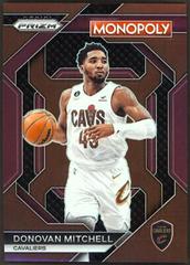 Donovan Mitchell [Brown] #PS10 Basketball Cards 2023 Panini Prizm Monopoly All-Star Prices