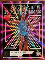 Cason Wallace [Purple] #18 Basketball Cards 2023 Panini Donruss Great X Pectations Prices