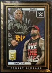 Rikishi / Jimmy Uso [Gold] Wrestling Cards 2023 Donruss Elite WWE Family Lineage Prices