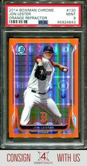 Jon Lester [Orange Refractor] #130 Baseball Cards 2014 Bowman Chrome Prices