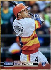 George Springer [Rainbow Foil] Baseball Cards 2014 Stadium Club Prices