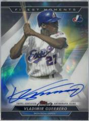Vladimir Guerrero Baseball Cards 2020 Topps Finest Moments Autographs Prices