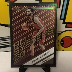 Evan Mobley [Gold] Basketball Cards 2021 Panini Recon All Systems Go Prices