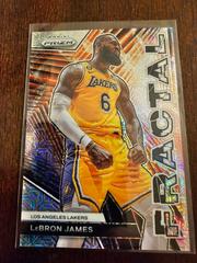 LeBron James [Mojo] #6 Basketball Cards 2023 Panini Prizm Fractal Prices