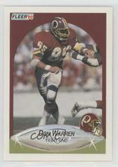 Don Warren Football Cards 1990 Fleer Prices