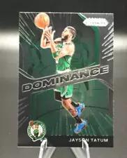 Jayson Tatum [Dominance] #9 Basketball Cards 2019 Panini Prizm Dominance Prices
