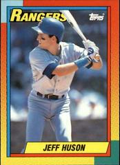 Jeff Huson #45T Baseball Cards 1990 Topps Traded Prices