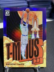 Anthony Davis [Purple] #4 Basketball Cards 2021 Panini Donruss Optic T Minus 3 2 1 Prices