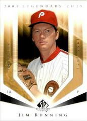 Jim Bunning #53 Baseball Cards 2004 SP Legendary Cuts Prices