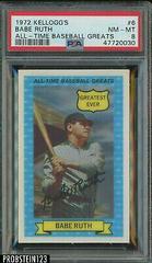 Babe Ruth #6 Baseball Cards 1972 Kellogg's All Time Baseball Greats Prices