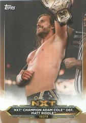 Adam Cole, Matt Riddle [Bronze] #33 Wrestling Cards 2020 Topps WWE NXT Prices