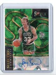 Larry Bird [Green Ice] Basketball Cards 2021 Panini Select Selection Committee Signatures Prices