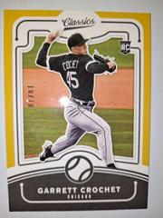 Garrett Crochet [Gold] #3 Baseball Cards 2021 Panini Chronicles Classics Prices