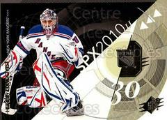 Henrik Lundqvist #65 Hockey Cards 2010 SPx Prices