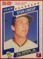 Cal Ripken Jr. [Perforated] Baseball Cards 1987 M & M's Prices