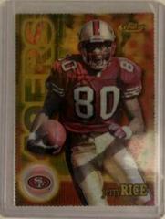 Jerry Rice [Gold Refractor] #46 Football Cards 2000 Topps Finest Prices