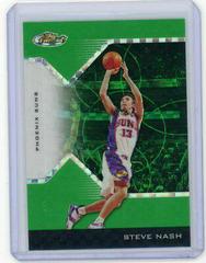 Steve Nash [Green XFractor] #13 Basketball Cards 2004 Finest Prices
