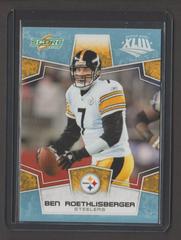 Ben Roethlisberger [Super Bowl XLIII Glossy] Football Cards 2008 Panini Score Prices