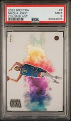 Nikola Jokic #8 Basketball Cards 2022 Panini Spectra Color Blast Prices
