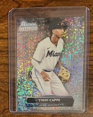 Yiddi Cappe [Speckle] #BSP-55 Baseball Cards 2022 Bowman Sterling Prices