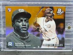Victor Robles [Orange] Baseball Cards 2018 Bowman Platinum Rookie Revelations Prices