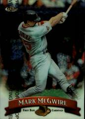 Mark McGwire [Refractor] #145 Baseball Cards 1998 Finest Prices