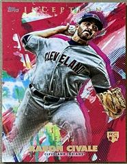 Aaron Civale [Red] #20 Baseball Cards 2020 Topps Inception Prices