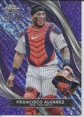 Francisco Alvarez [Purple Mini-Diamon Refractor] #2 Baseball Cards 2024 Topps Chrome Black Prices