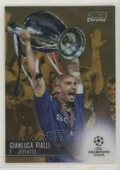 Gianluca Vialli [Gold Refractor] Soccer Cards 2020 Stadium Club Chrome UEFA Champions League Prices