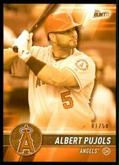 Albert Pujols [Orange] Baseball Cards 2017 Topps Bunt Prices