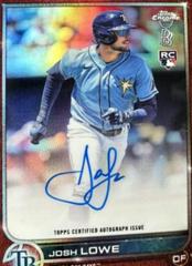 Josh Lowe [Red] #BBA-JL Baseball Cards 2022 Topps Chrome Ben Baller Autographs Prices
