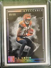 A.J. Green [Silver] #18 Football Cards 2019 Panini Impeccable Prices