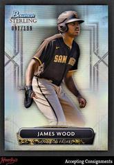 James Wood [Refractor] Baseball Cards 2022 Bowman Sterling Prices