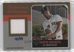 Xander Bogaerts [Gold] #XB Baseball Cards 2019 Topps Heritage Clubhouse Collection Relics Prices