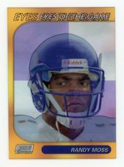 Randy Moss [Refractor] #SCCE26 Football Cards 1999 Stadium Club Chrome Eyes of the Game Prices
