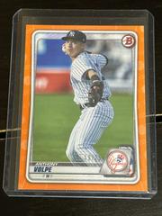 Anthony Volpe [Orange] Baseball Cards 2020 Bowman Draft Prices