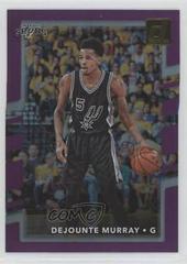 Dejounte Murray Holo Red Laser #135 Basketball Cards 2017 Panini Donruss Prices