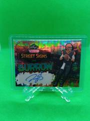 Joe Burrow #SS-JB1 Football Cards 2023 Leaf Vivid Autographs Street Signs Prices